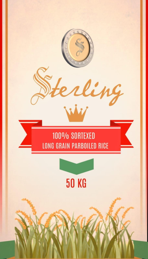 100% SORTEXED LONG GRAIN PARBOILED RICE (50kg)